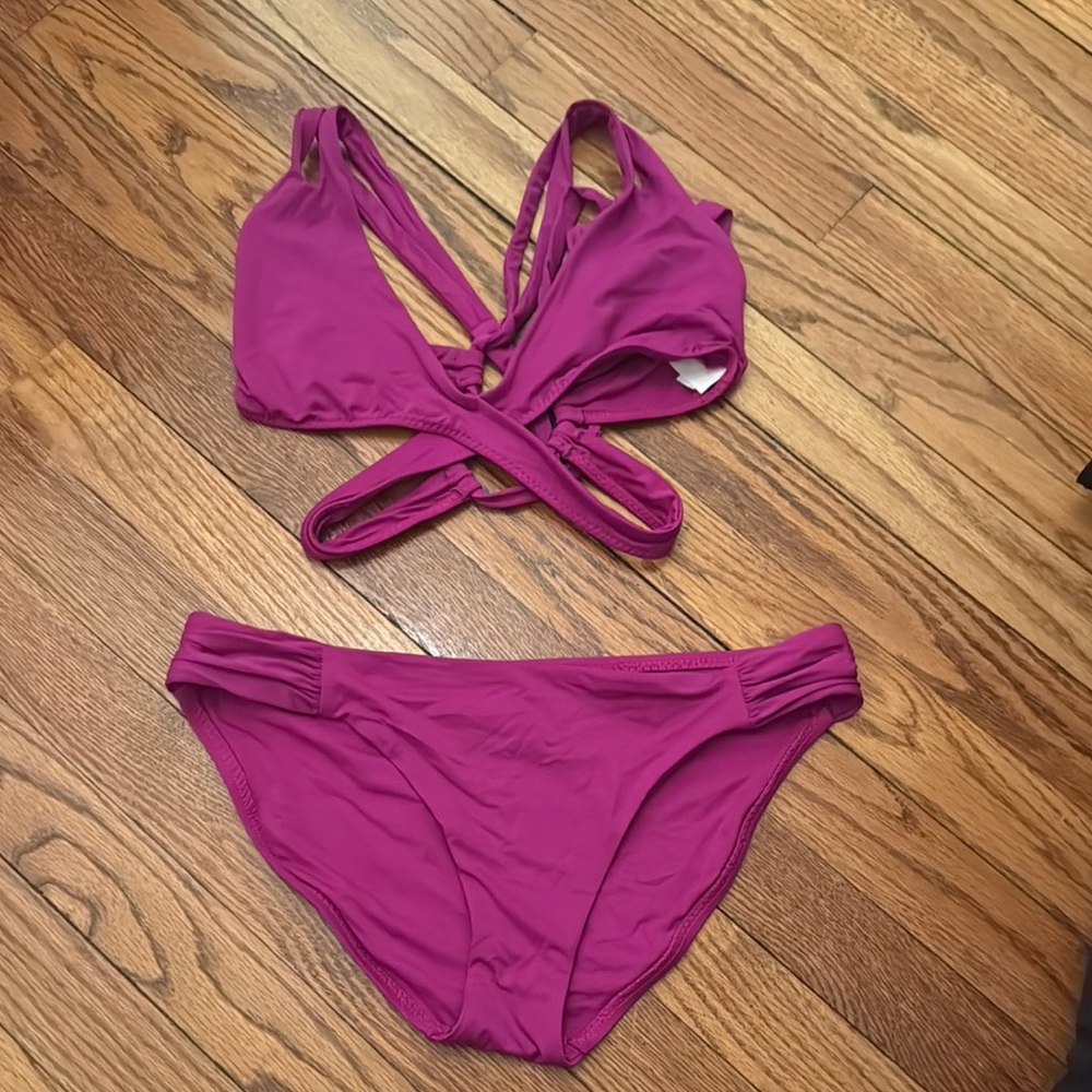 BECCA Women's Purple Bikini Set